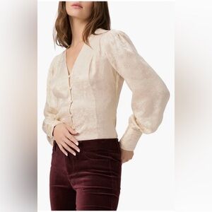 PAIGE Marielle Floral Long-Sleeve Top